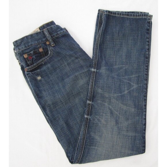 Women Distressed Polo Ralph Lauren Denim Jeans Sz 16 (WP331) - Picture 1 of 11